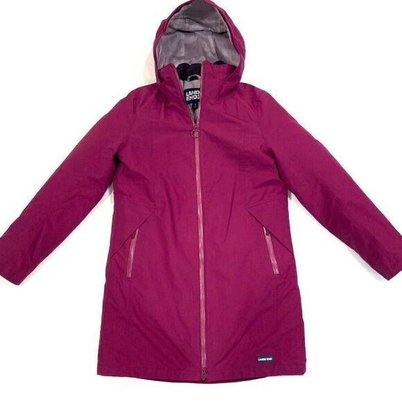 LANDSā END 3 in 1 Squall LongāJacket (Sz 6/8) - Picture 3 of 12